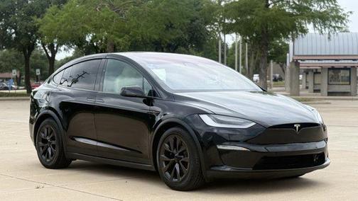 Solid Black 2022 Tesla Model X Dual Motor All-Wheel Drive