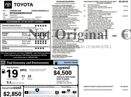 Lunar Rock 2024 Toyota Tundra Limited