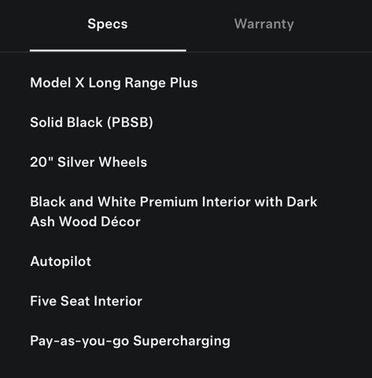 Solid Black 2020 Tesla Model X Long Range Dual Motor All-Wheel Drive