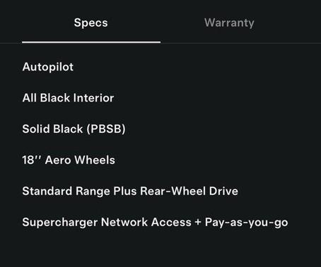 2021 Tesla Model 3 Standard Range Plus