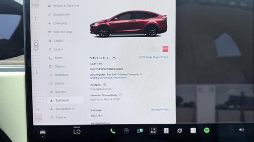 Red Multi-Coat 2022 Tesla Model X Dual Motor All-Wheel Drive