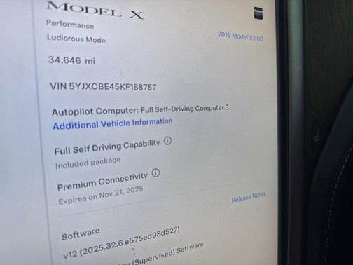 2019 Tesla Model X Performance