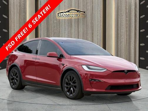 Red Multi-Coat 2022 Tesla Model X Plaid Tri Motor All-Wheel Drive