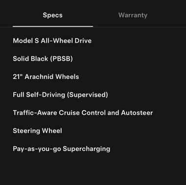 Solid Black 2024 Tesla Model S Long Range