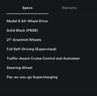 Solid Black 2024 Tesla Model S Long Range