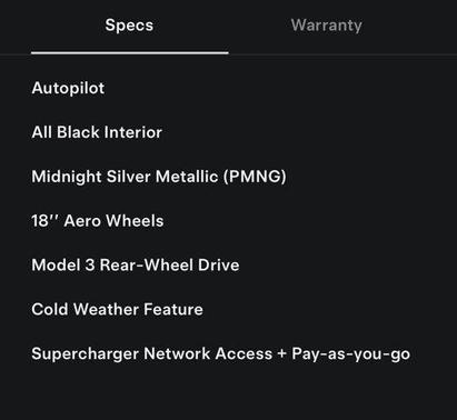2023 Tesla Model 3 Standard Range