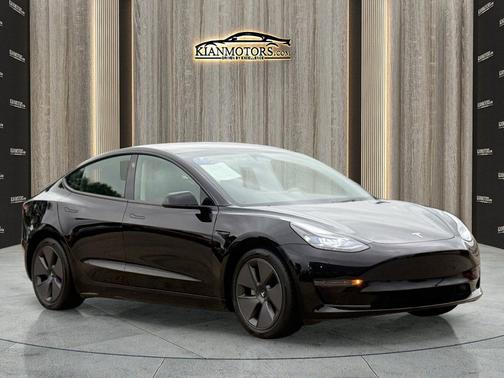 Solid Black 2023 Tesla Model 3 Standard Range