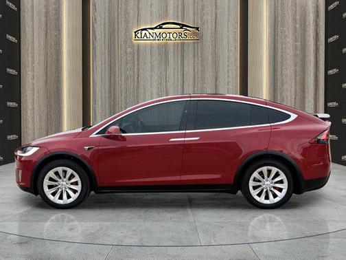 Red Multi-Coat 2019 Tesla Model X P100D  Performance