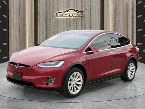 Red Multi-Coat 2019 Tesla Model X P100D  Performance