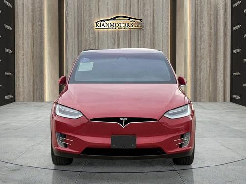 Red Multi-Coat 2019 Tesla Model X P100D Performance
