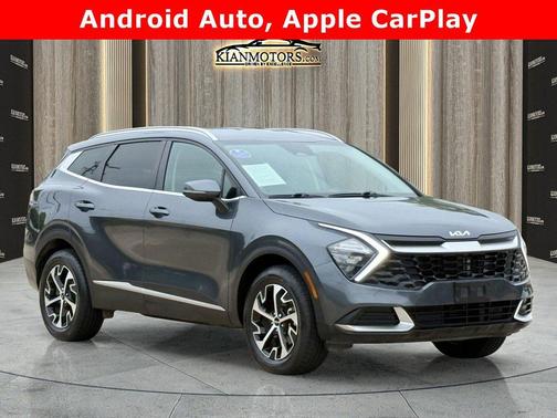 Gravity Gray 2023 Kia Sportage Hybrid EX
