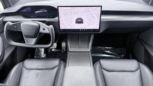 Midnight Silver Meta 2022 Tesla Model X Plaid Tri Motor All-Wheel Drive
