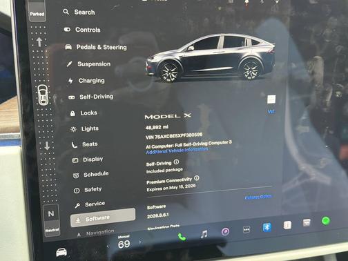 Midnight Silver Meta 2023 Tesla Model X Standard Range