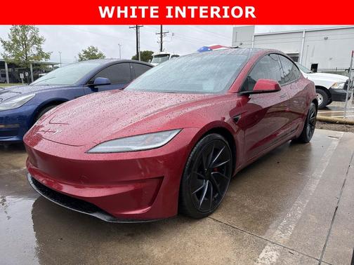 Ultra Red 2024 Tesla Model 3 Performance