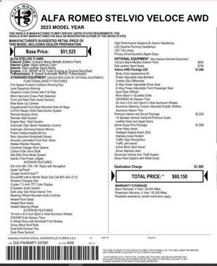 2023 Alfa Romeo Stelvio Veloce AWD