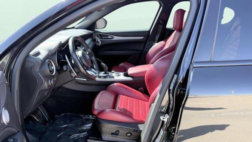 Vulcano Black Metallic 2023 Alfa Romeo Stelvio Veloce AWD