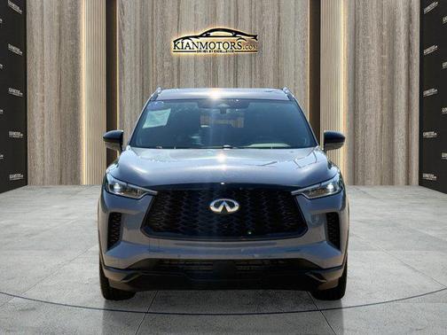 Harbor Gray 2025 INFINITI QX60 Luxe