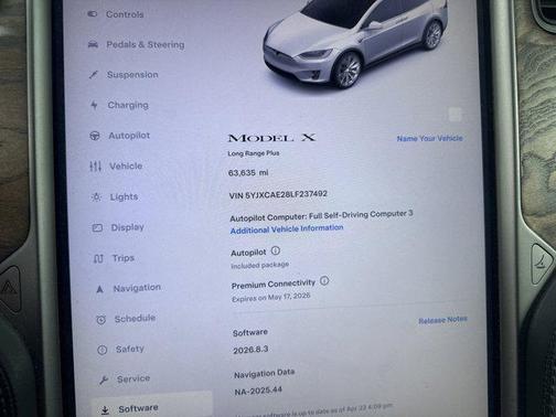 Pearl White Multi-Co 2020 Tesla Model X Long Range Plus Dual Motor All-Wheel Drive