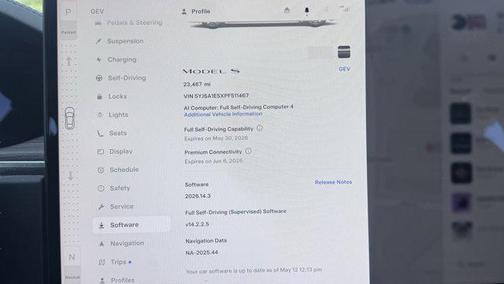 Solid Black 2023 Tesla Model S Standard Range