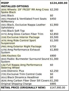 2018 Mercedes-Benz AMG GT Base