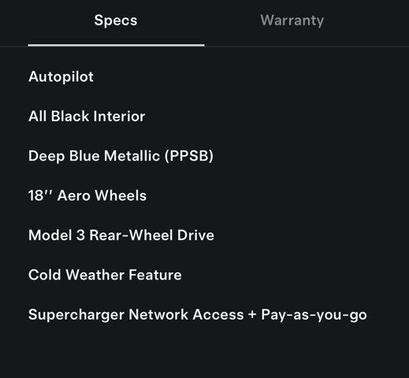 2023 Tesla Model 3 Standard Range
