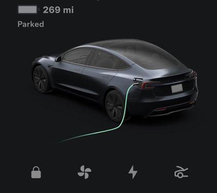 Stealth Grey 2024 Tesla Model 3 Long Range