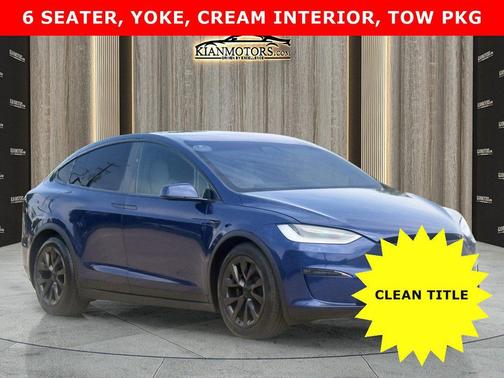 Deep Blue Metallic 2022 Tesla Model X Dual Motor All-Wheel Drive