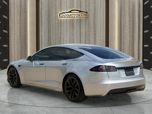 Lunar Silver 2025 Tesla Model S Long Range