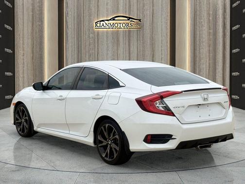 Platinum White Pearl 2020 Honda Civic Sport