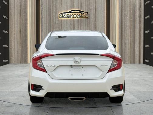 Platinum White Pearl 2020 Honda Civic Sport