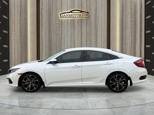 Platinum White Pearl 2020 Honda Civic Sport