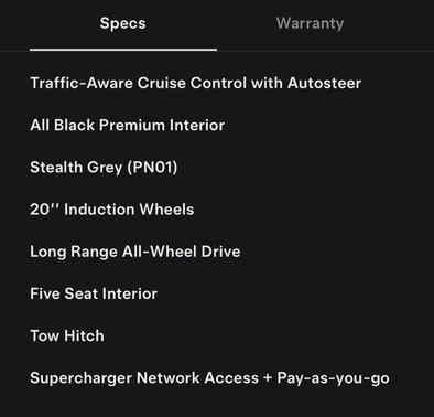 Stealth Grey 2024 Tesla Model Y Long Range Dual Motor All-Wheel Drive