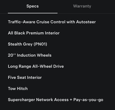 Stealth Grey 2024 Tesla Model Y Long Range Dual Motor All-Wheel Drive