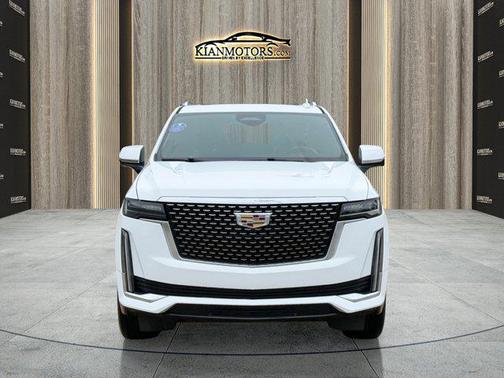 Crystal White Tricoa 2023 Cadillac Escalade Premium Luxury