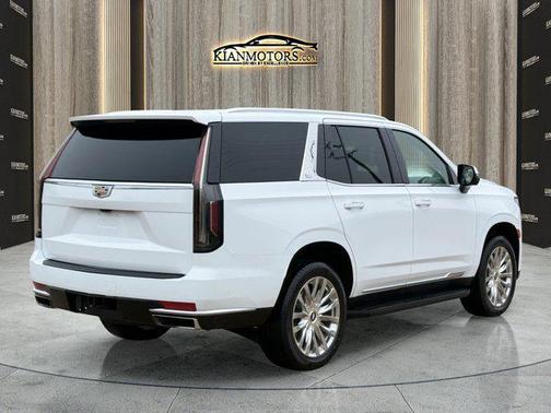 Crystal White Tricoa 2023 Cadillac Escalade Premium Luxury