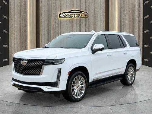 Crystal White Tricoa 2023 Cadillac Escalade Premium Luxury