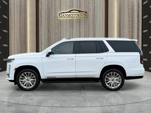 Crystal White Tricoa 2023 Cadillac Escalade Premium Luxury