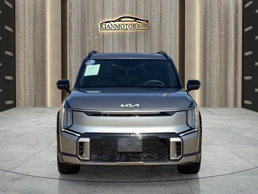Pebble Gray 2024 Kia EV9 GT-Line