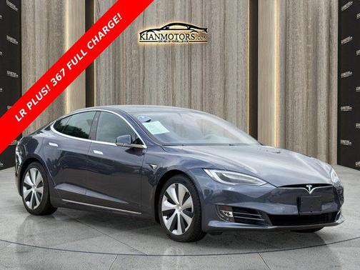 Midnight Silver Meta 2021 Tesla Model S Long Range Plus