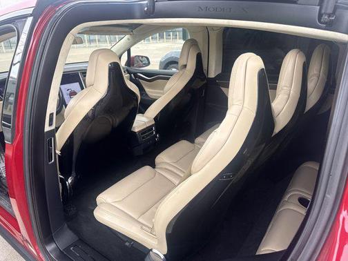 Red Multi-Coat 2017 Tesla Model X 75D