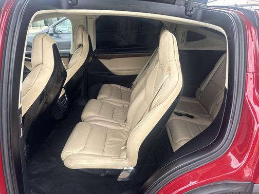 Red Multi-Coat 2017 Tesla Model X 75D