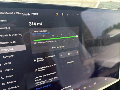 Solid Black 2023 Tesla Model X Standard Range