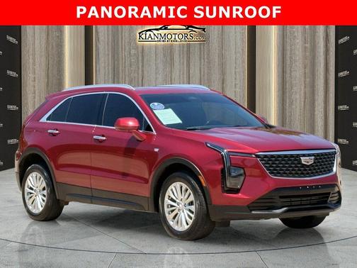 Radiant Red Tintcoat 2024 Cadillac XT4 Luxury