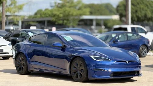 Deep Blue Metallic 2024 Tesla Model S Long Range