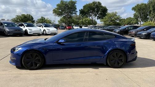 Deep Blue Metallic 2024 Tesla Model S Long Range