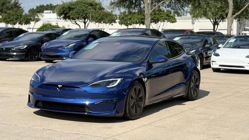 Deep Blue Metallic 2024 Tesla Model S Long Range