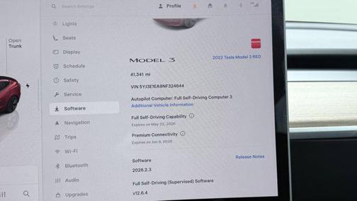 Red Multi-Coat 2022 Tesla Model 3 Standard Range