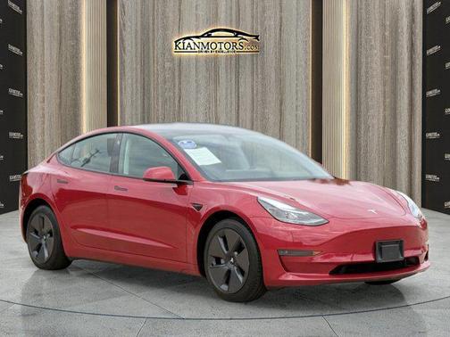 Red Multi-Coat 2022 Tesla Model 3 Standard Range