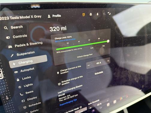 Stealth Grey 2023 Tesla Model X Dual Motor All-Wheel Drive