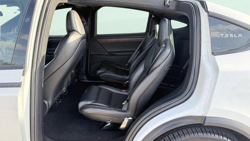 Pearl White Multi-Co 2021 Tesla Model X Long Range Plus Dual Motor All-Wheel Drive